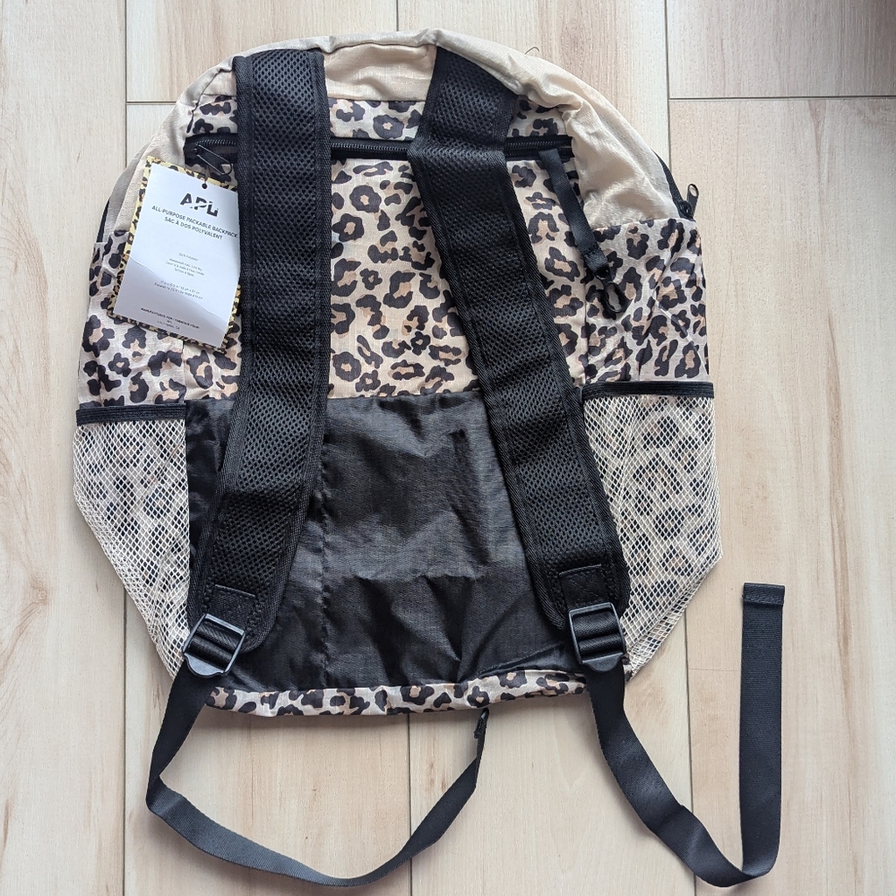 APL packable all Purpose backpack Leopard print N… - image 8